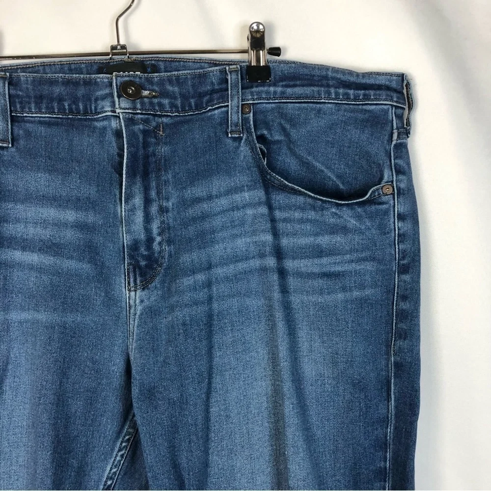 Paige‎ Normandie Dark Blue Wash Straight Leg Jeans 40